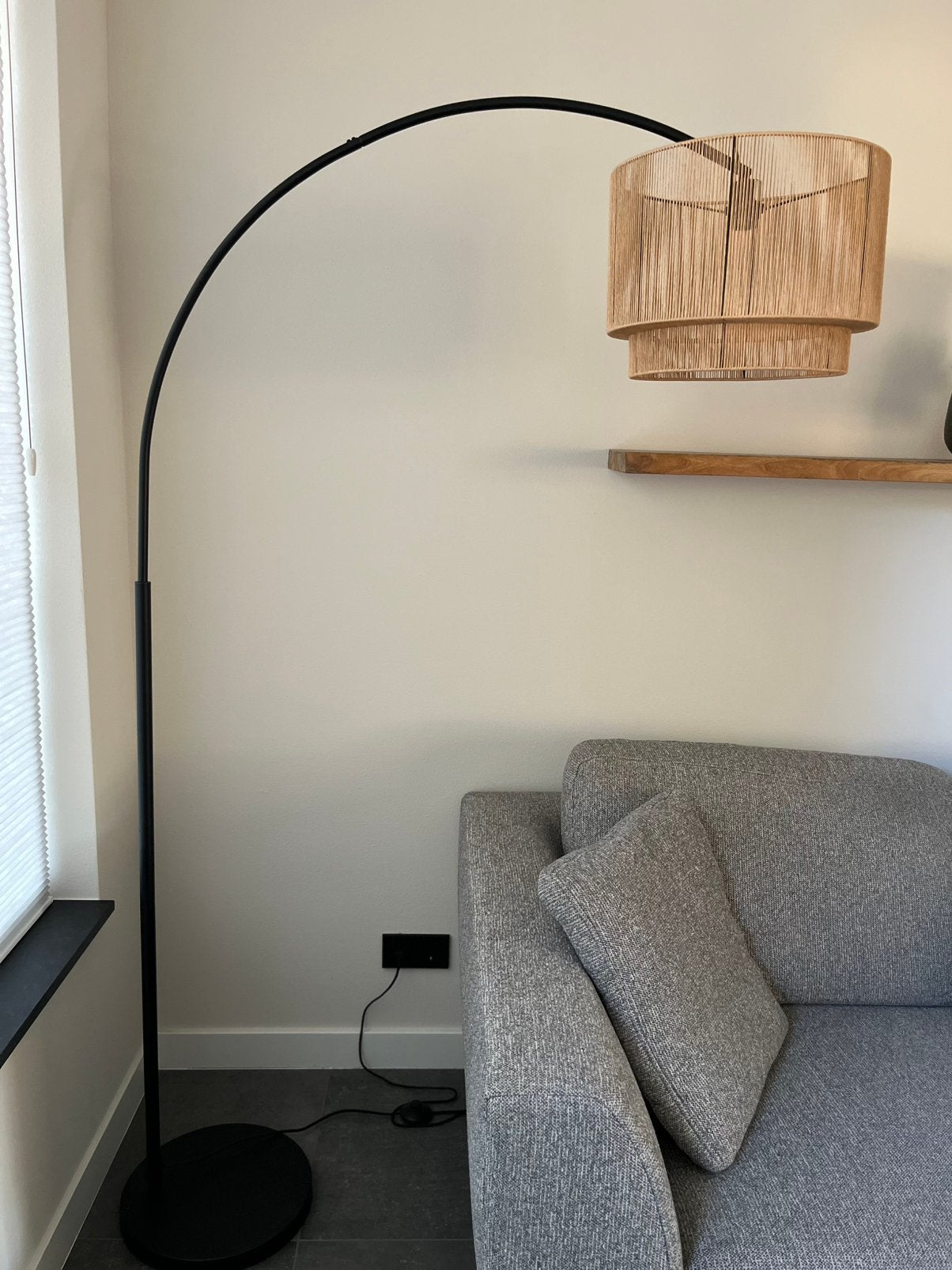 Vloerlamp Cilen Kwantum rotan, Ophalen, Zo goed als nieuw, 150 tot 200 cm