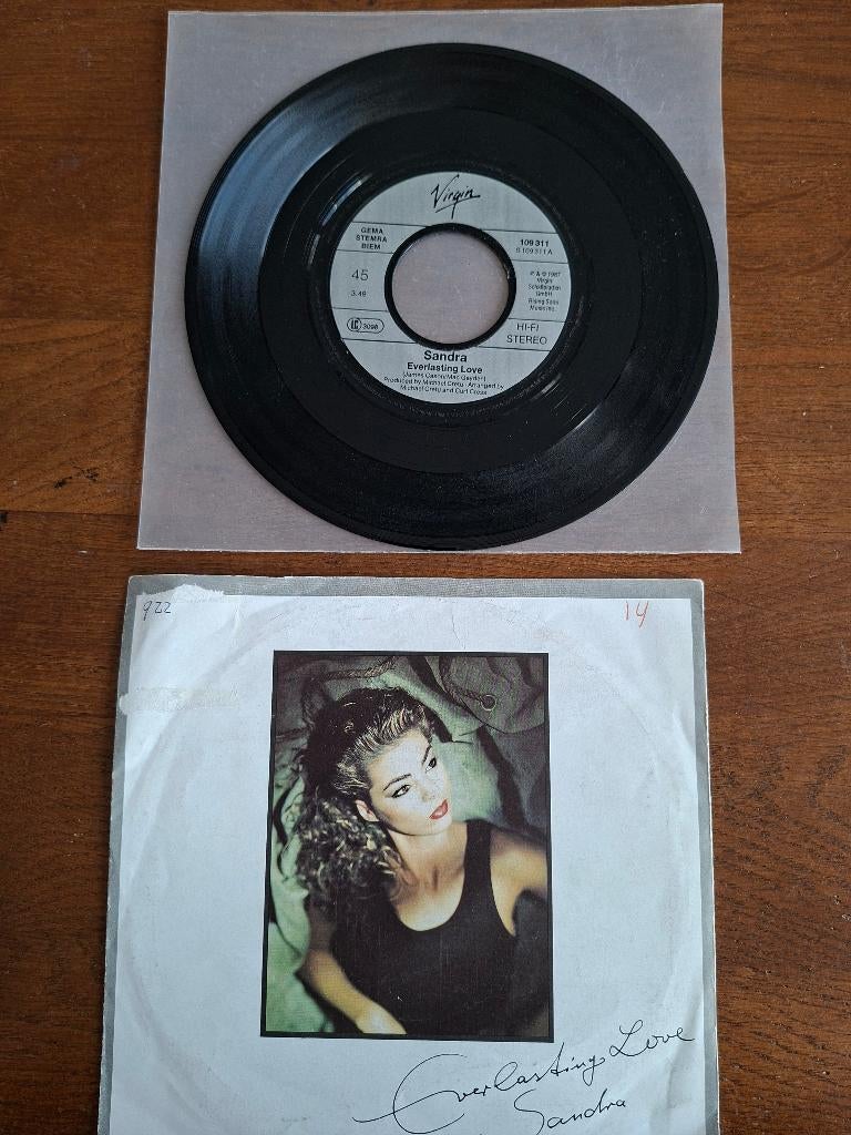 Sandra everlasting love, 7 inch, Ophalen of Verzenden, Zo goed als nieuw, Pop