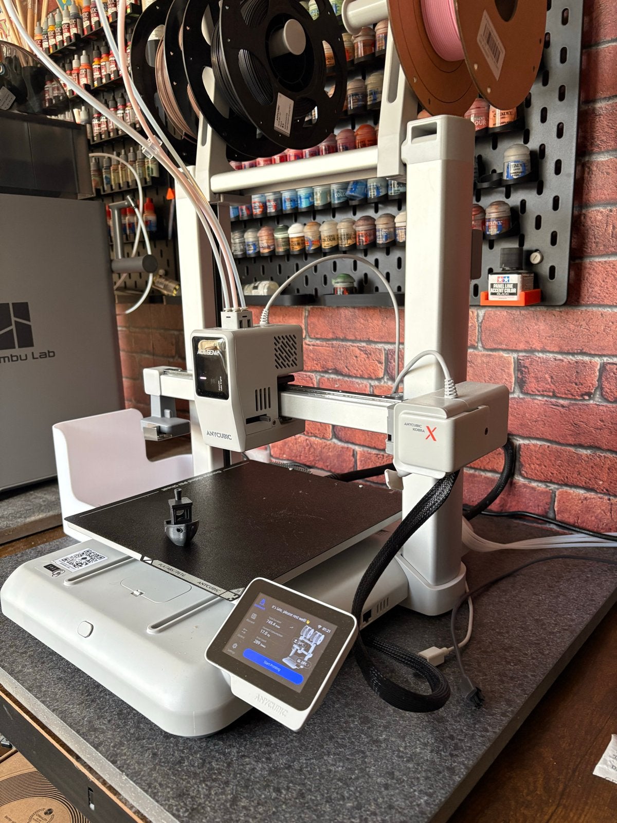 Anycubic Kobra X combo ace 2 pro, Computers en Software, Ophalen, Gebruikt, Ingebouwde Wi-Fi, Filament