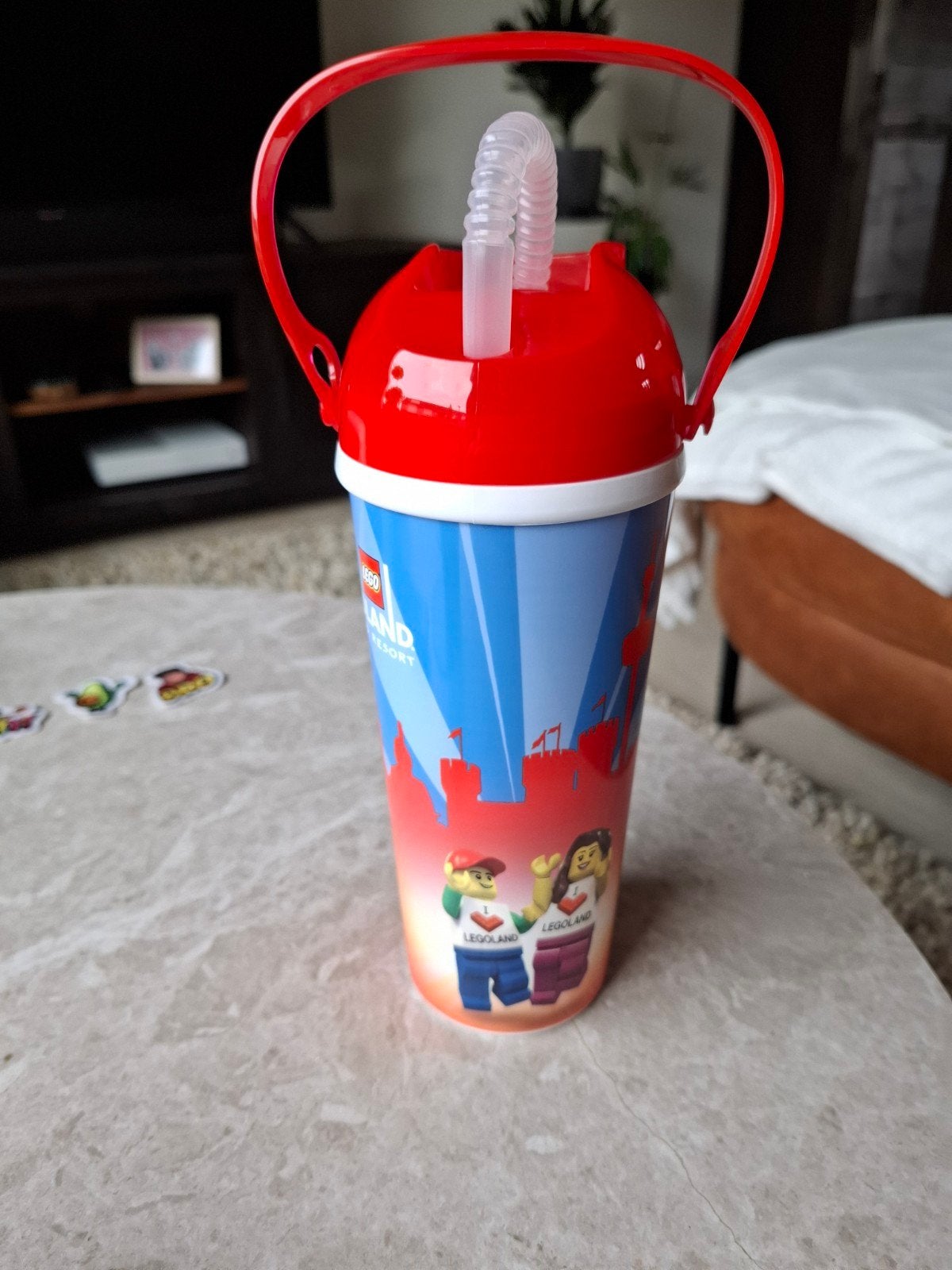 Exclusieve LEGO Billund frisdrank beker - Legoland, Ophalen of Verzenden, Zo goed als nieuw