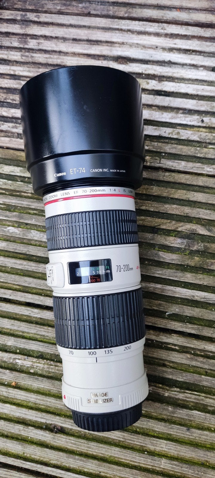 Canon EF 70-200MM F/4 L IS Ultrasonic, Audio, Tv en Foto, Fotografie | Lenzen en Objectieven, Canon, Handmatige focus, Zo goed als nieuw