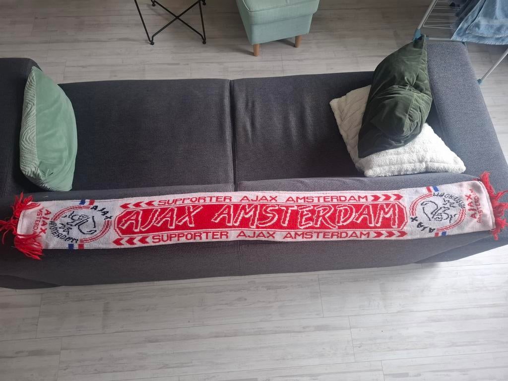 Ajax Amsterdam supporter sjaal, Verzamelen, Sportartikelen en Voetbal, Ophalen of Verzenden, Zo goed als nieuw, Ajax, Vaantje of Sjaal