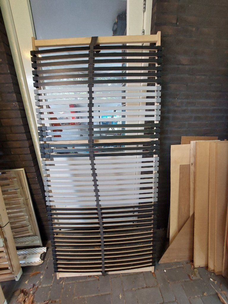 Lattenbodem LEIRSUND 90x200, Ophalen, Gebruikt, 90 cm, Eenpersoons