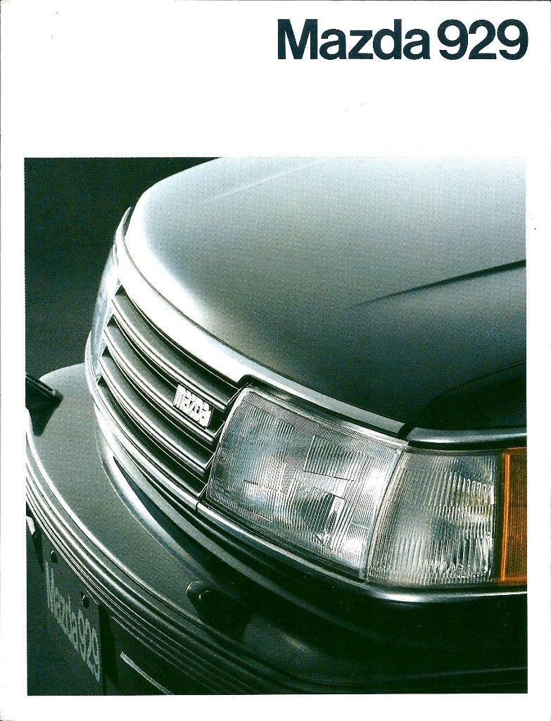 Folder Mazda 929 1987, Ophalen of Verzenden, Gelezen, Mazda