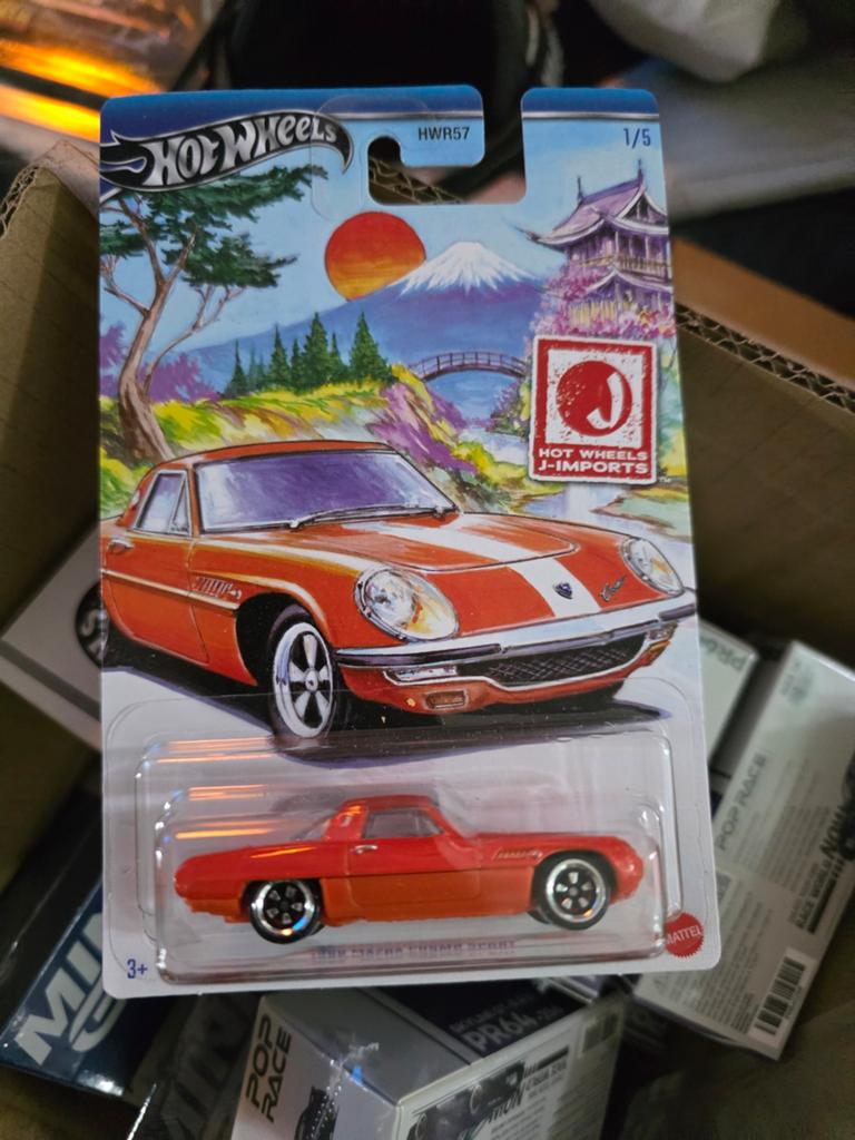 Hot Wheels J-Imports 1968 Mazda Cosmo Sport HWR57, Mattel Inc., 636 Girard Avenue, East Aurora, NY 14052, USA, Nieuw, Ophalen of Verzenden