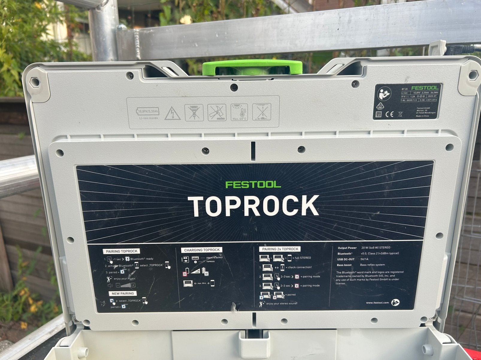 Foto 4 van Festool radio toprock aystainer radio milwaukee festool