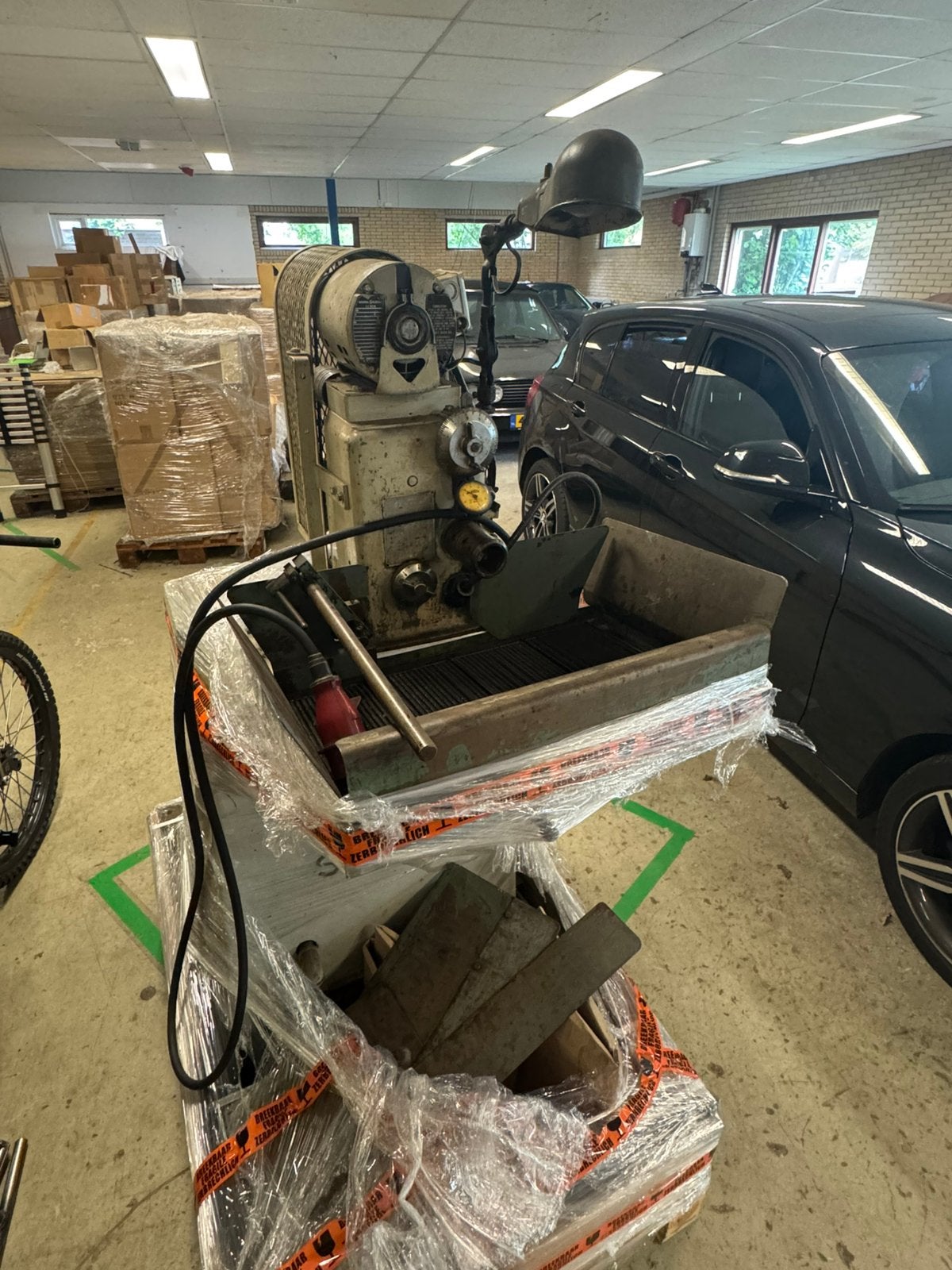 Sunnen MBB1290 hoonmachine, Ophalen