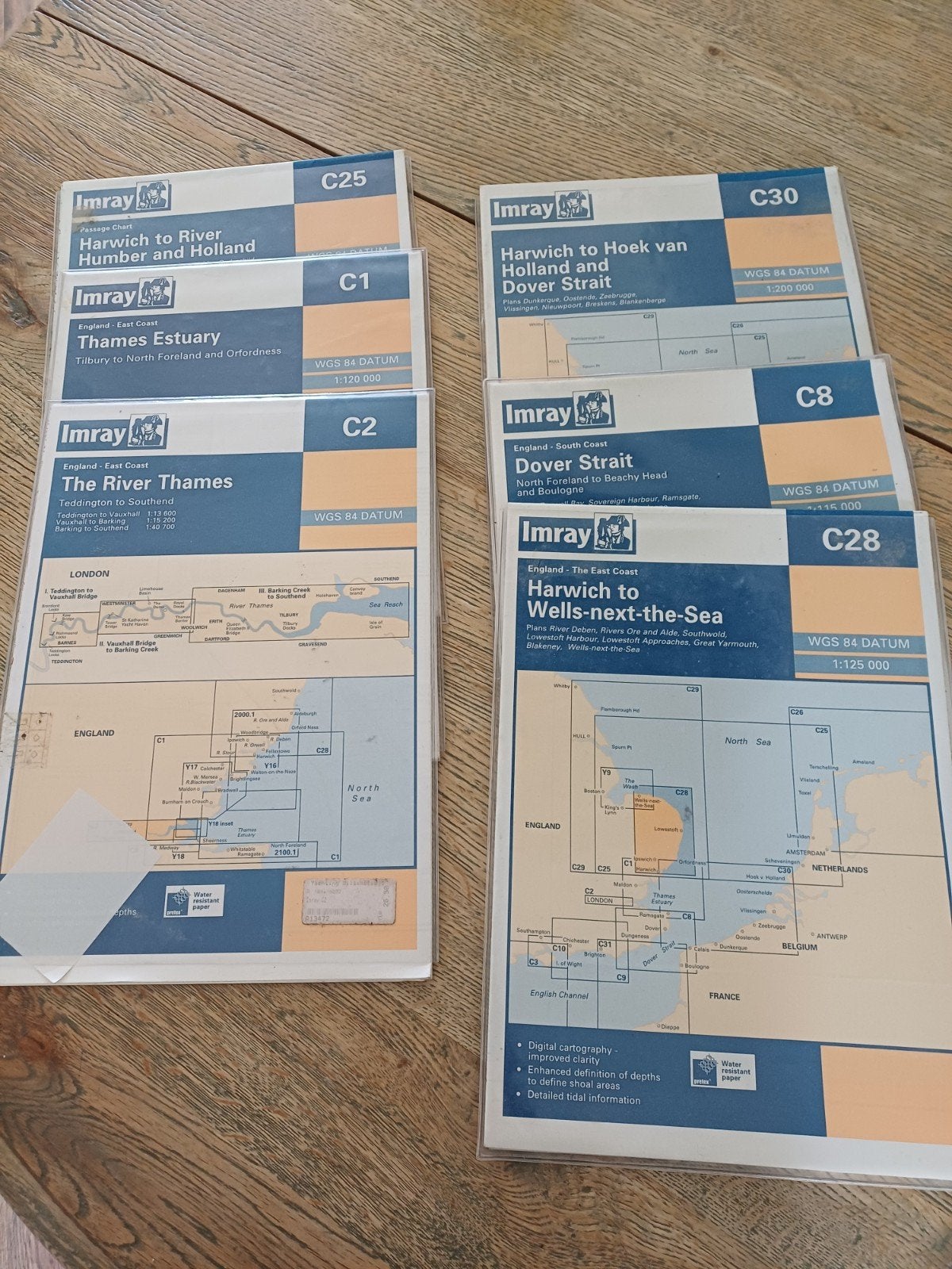 Imray Zeekaarten: Thames, Humber, Holland, Dover Strait, Boeken, Atlassen en Landkaarten, Verenigd Koninkrijk, Imray, 2000 tot heden