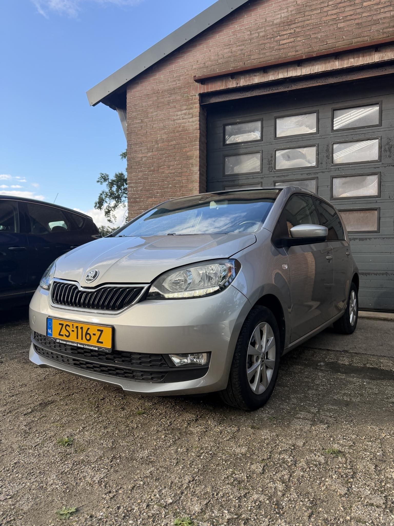 Skoda Citigo 1.0 Greentech Style Automaat/Airco/Led/NAP, Auto's, Stof, Gebruikt, 850 kg, 4 stoelen