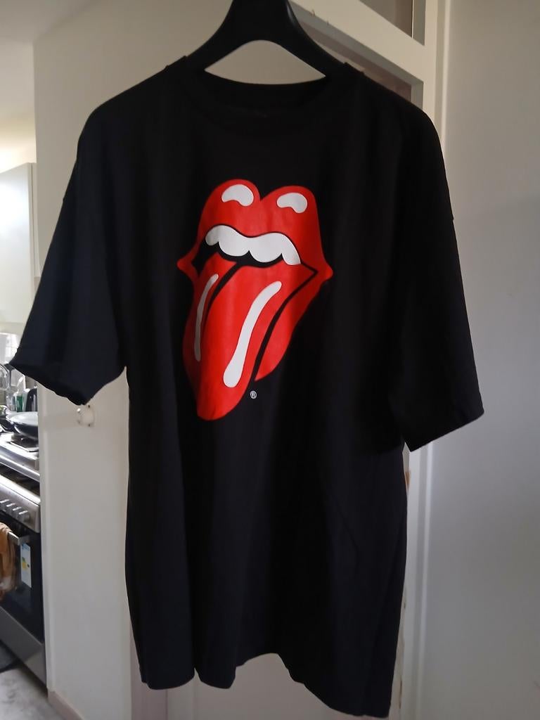 Vintage t-shirt  rolling stones maat xxl, Ophalen of Verzenden, Overige maten, Zwart