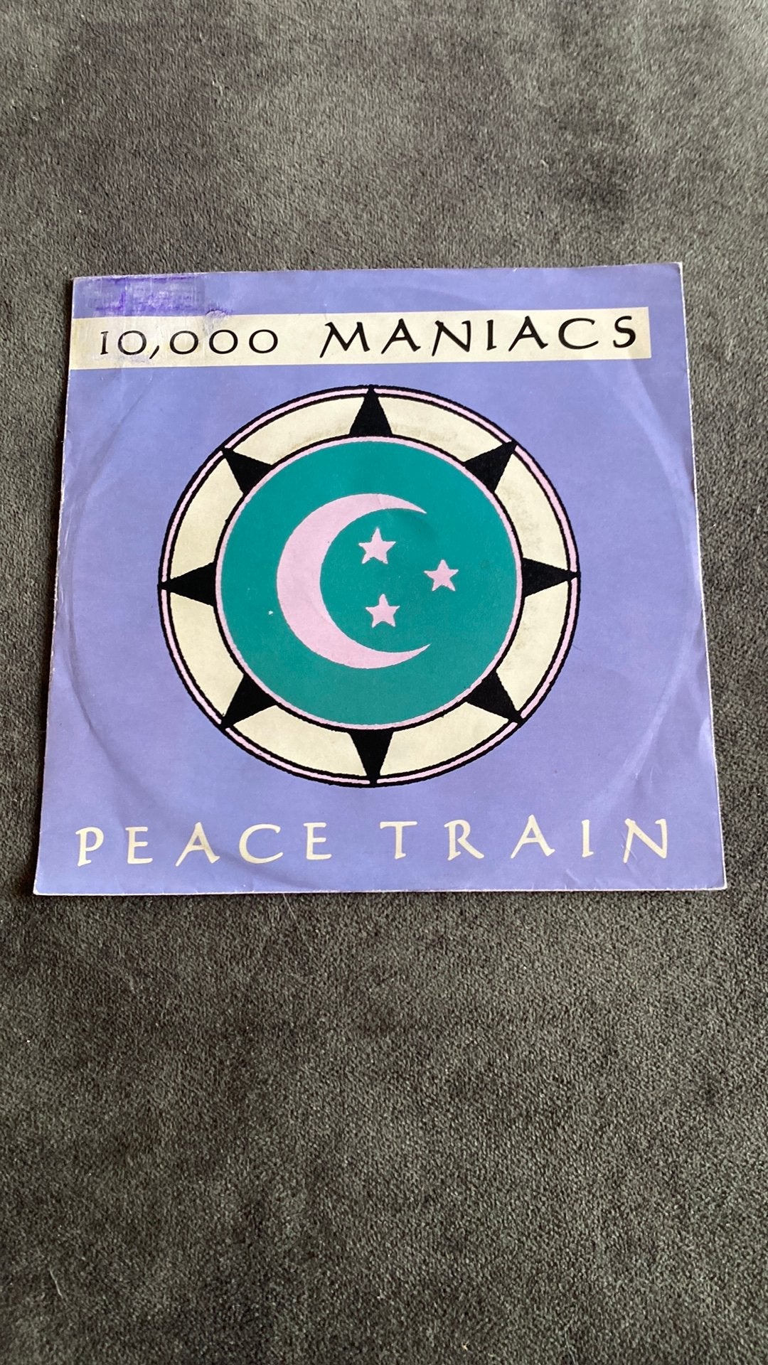 Vinyl single 10,000 Maniacs - Peace train, Ophalen of Verzenden, Zo goed als nieuw, Pop