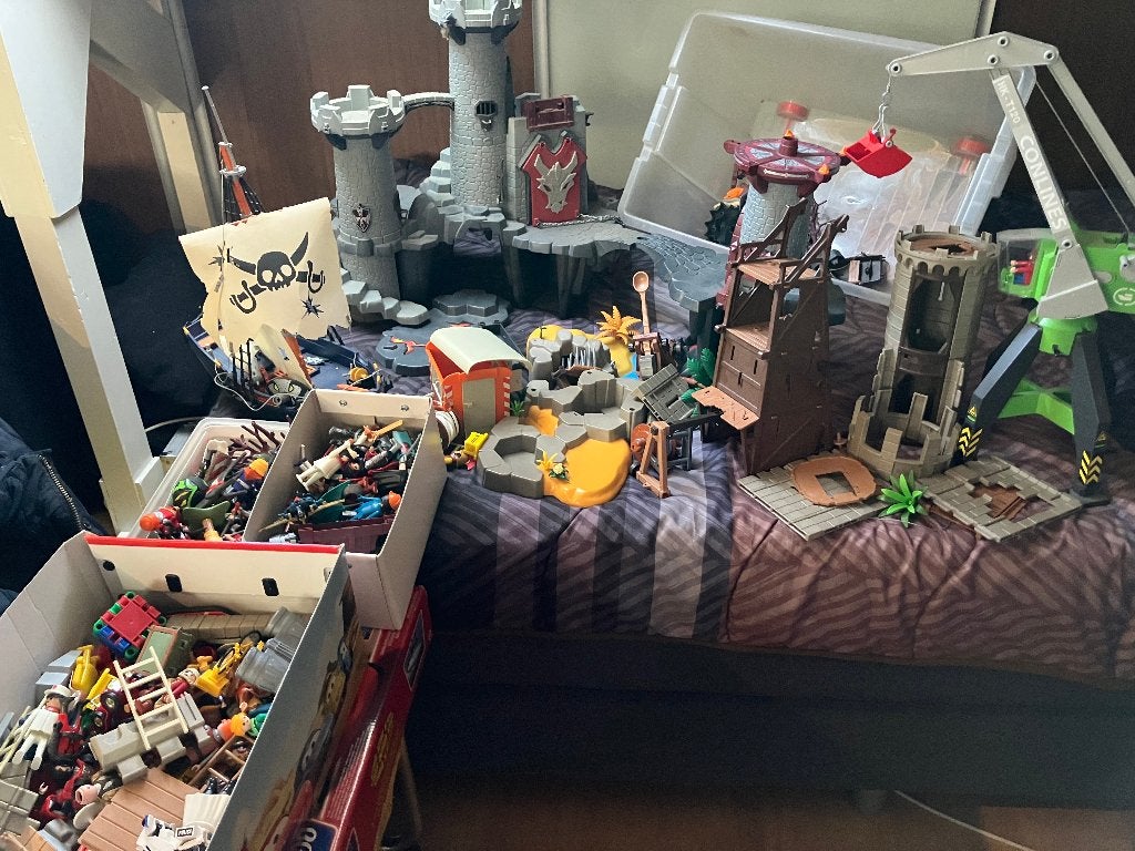 heel veel playmobil, Ophalen, Gebruikt, Complete set, Overige typen