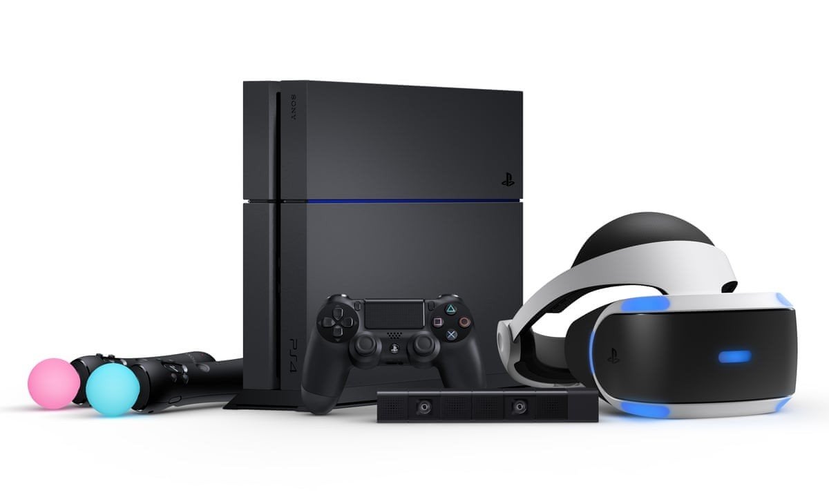Foto 2 van PlayStation 4 met PS VR, camera en 2 controllers