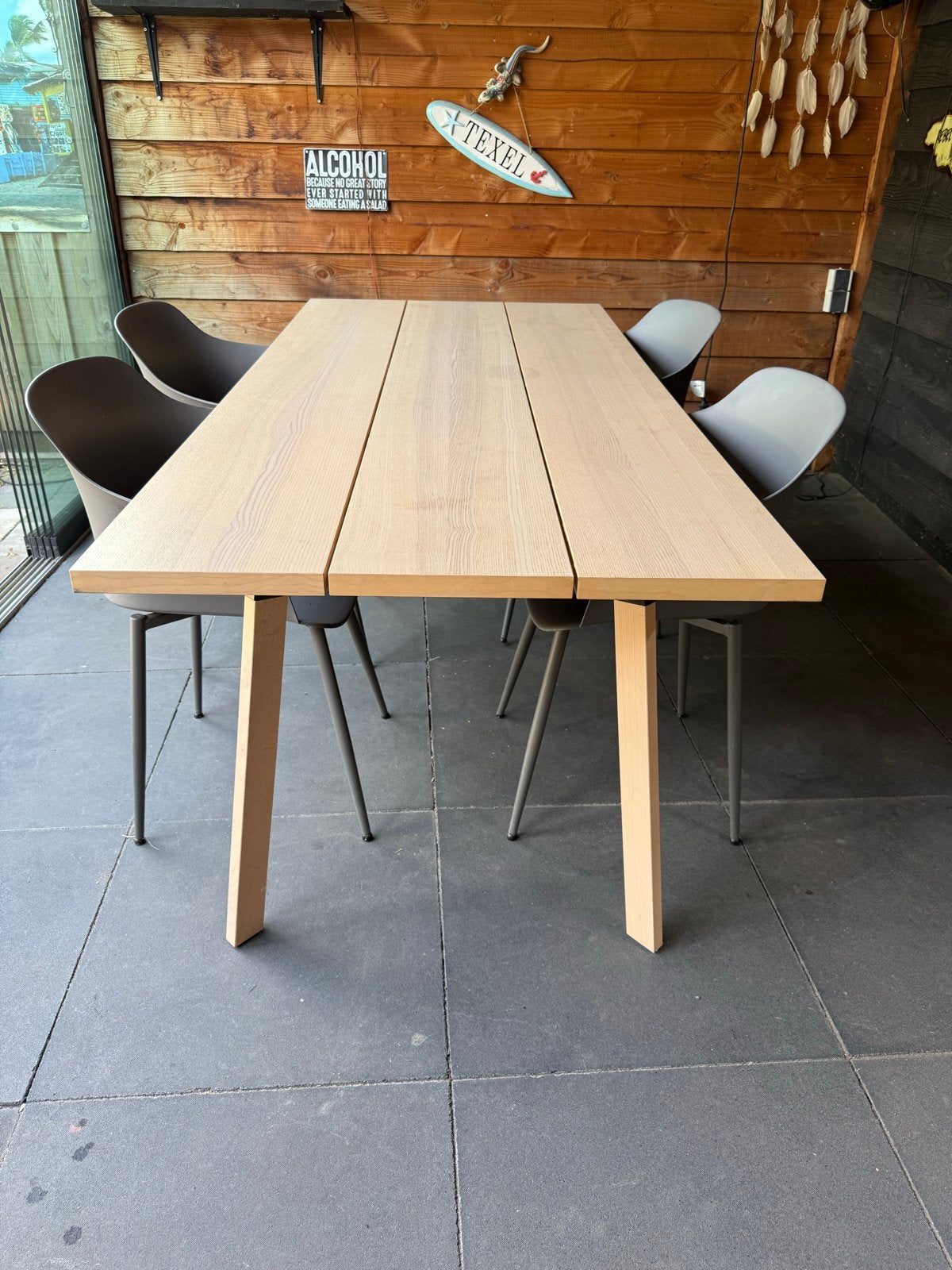 Ikea Ypperlig tafel met stoelen, Ophalen, Gebruikt, 50 tot 100 cm, 150 tot 200 cm