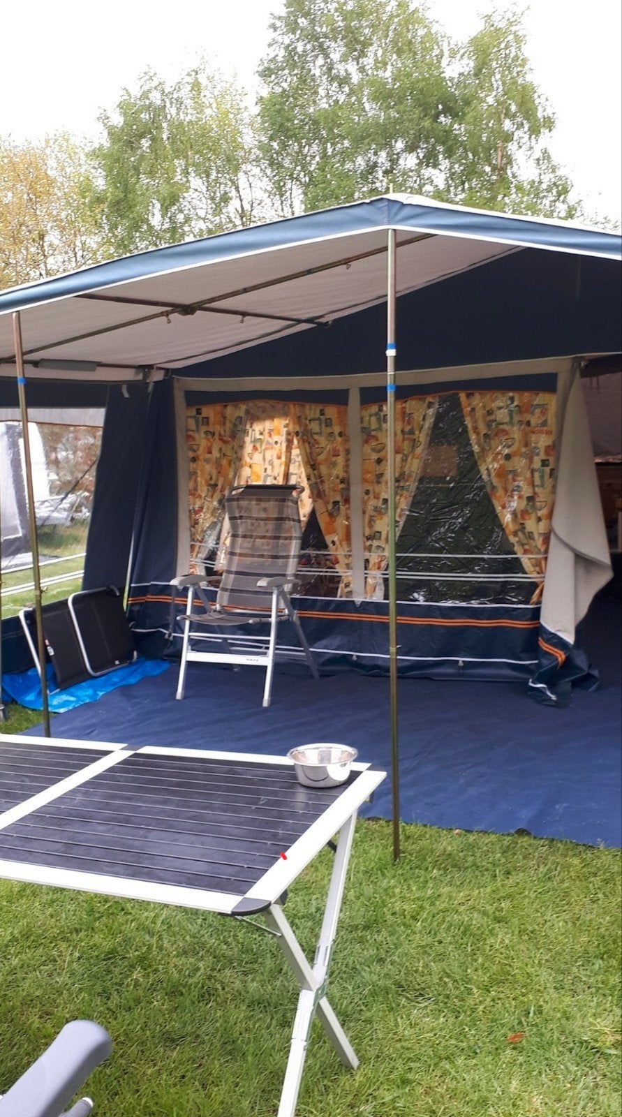 Vouwwagen Gerjak Tago INDIAN te koop!!, Caravans en Kamperen, Vouwwagens, Aanwezig, Tot en met 6, Grijs, Ophalen