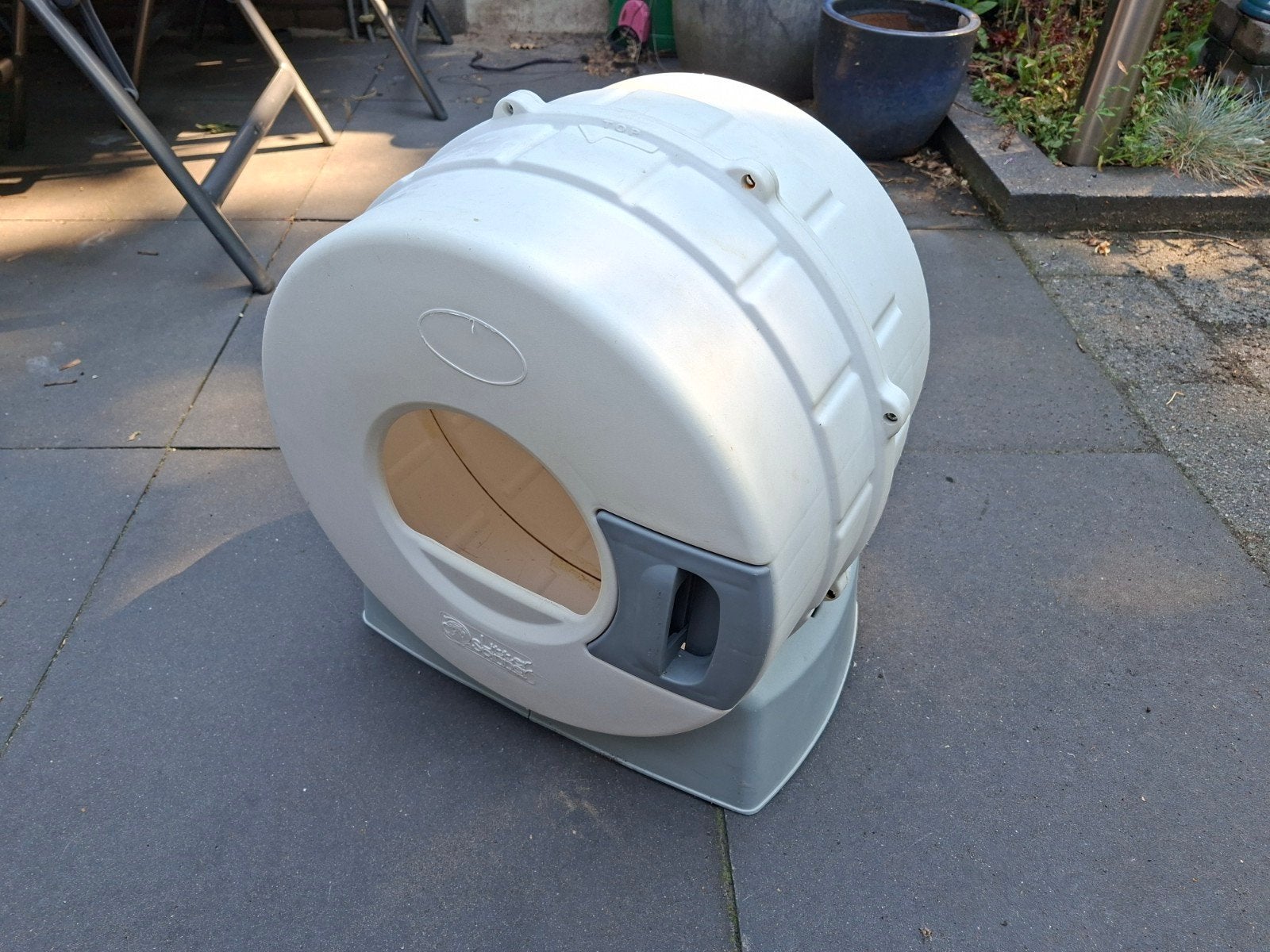 Litter spinner kattenbak, Dieren en Toebehoren, Ophalen, Gebruikt