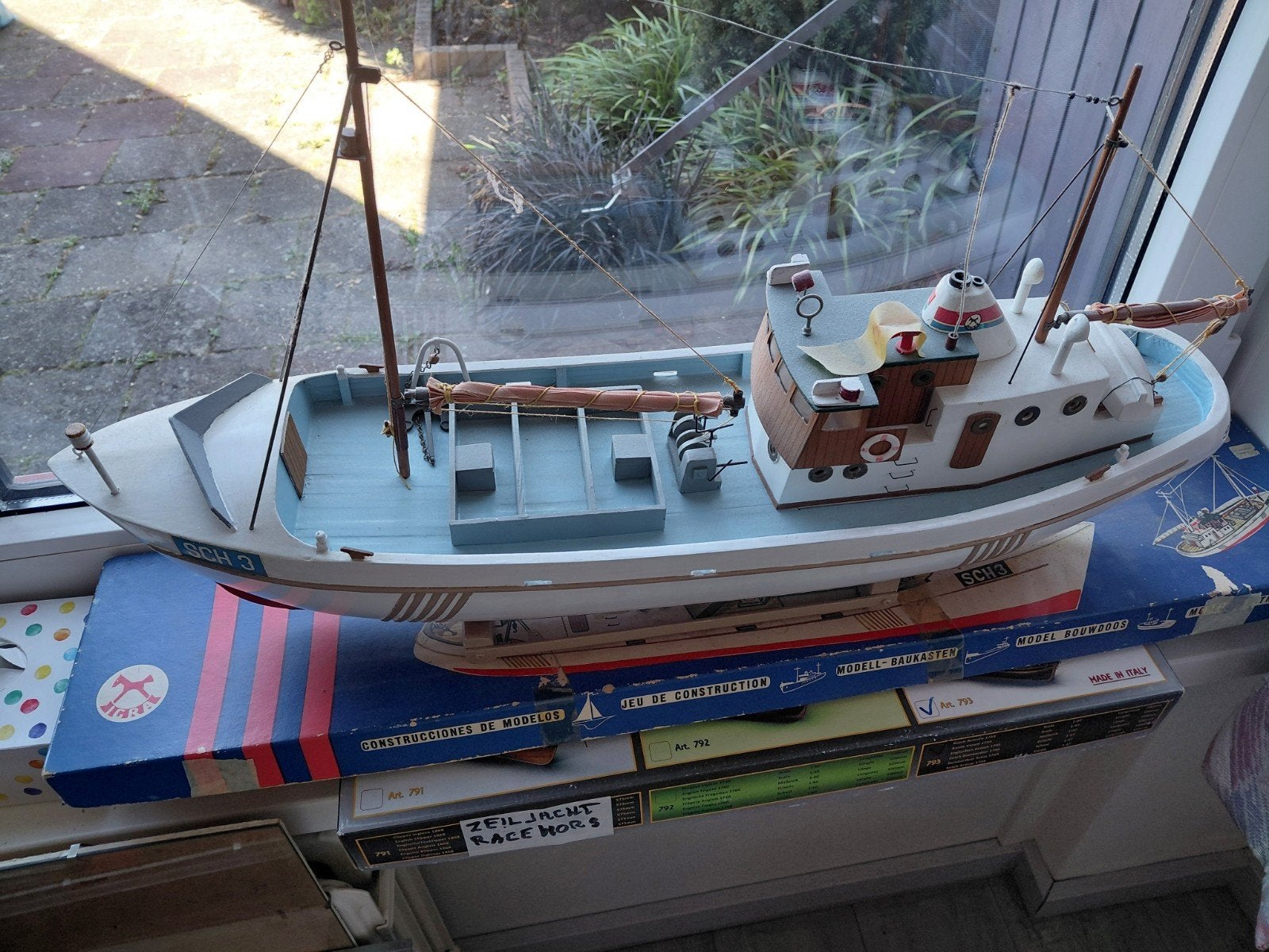 Viskotter bouwpakket - SCH 3 Scheveningen, Hobby en Vrije tijd, Modelbouw | Boten en Schepen, Gebruikt, Overige merken, Ophalen