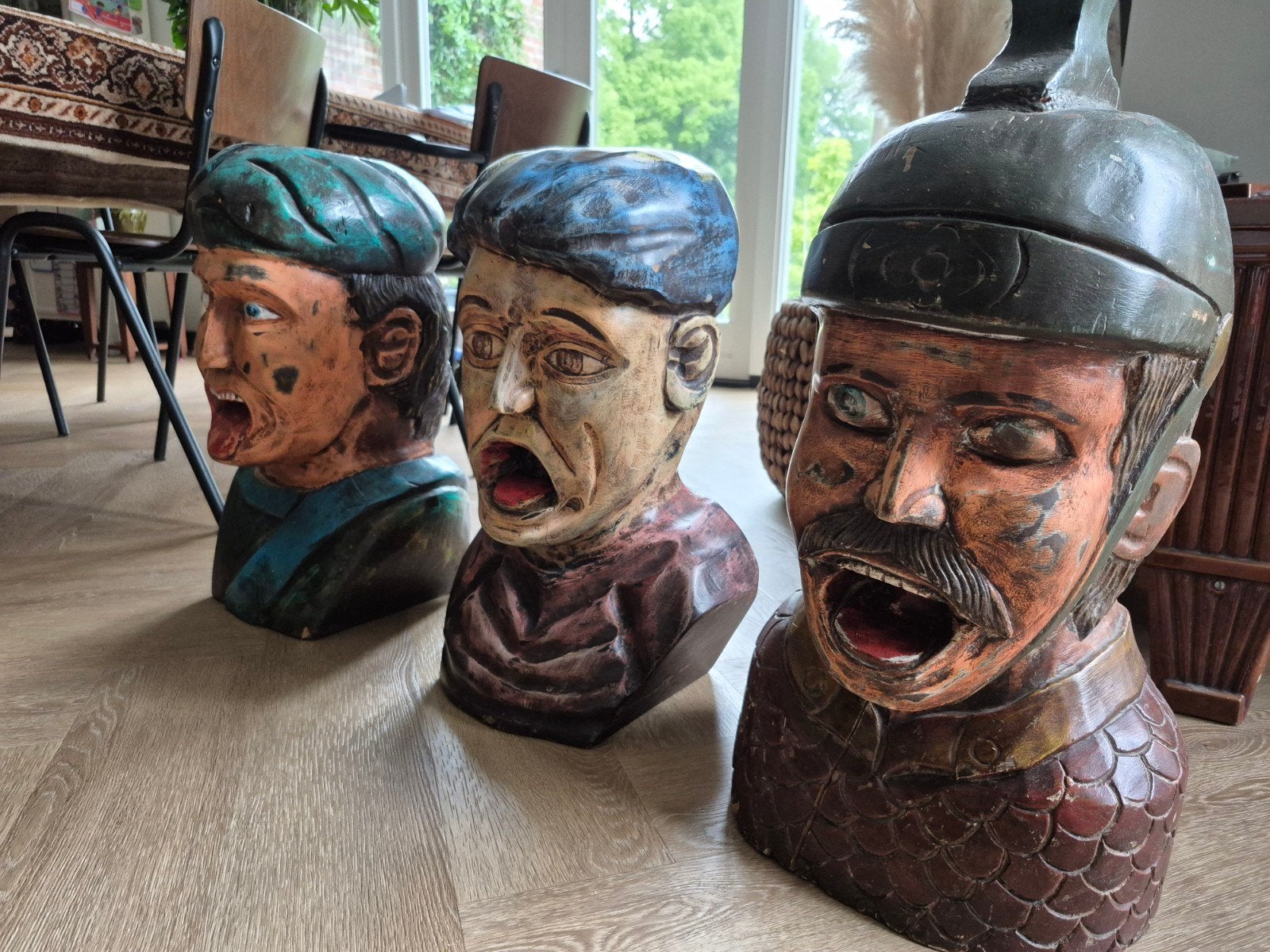 Antieke originele houten Gapers 19e eeuw, Ophalen