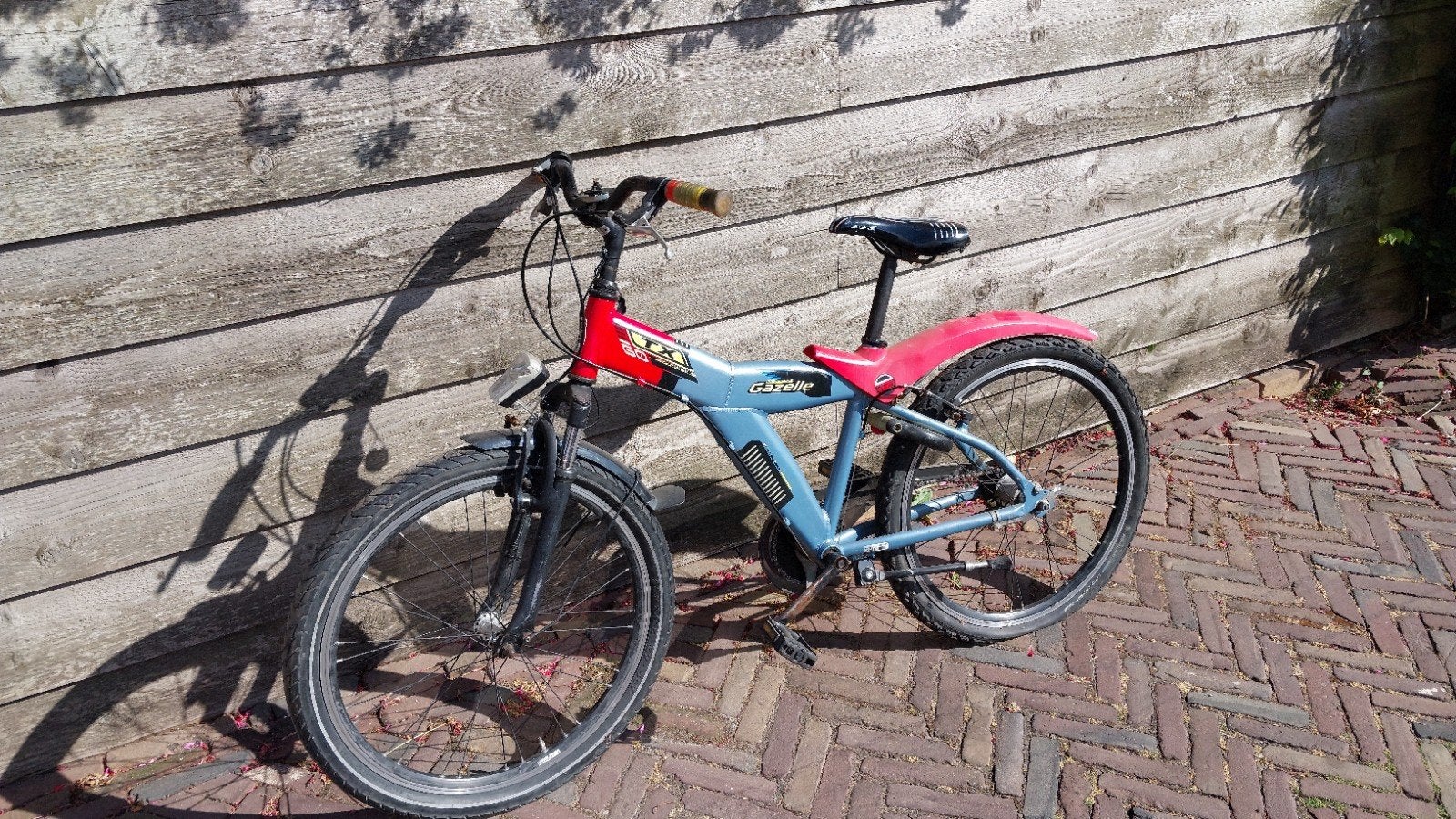Gazelle  TX kinderfiets - Gebruikt, Ophalen, Gebruikt, Velgrem, Minder dan 16 inch