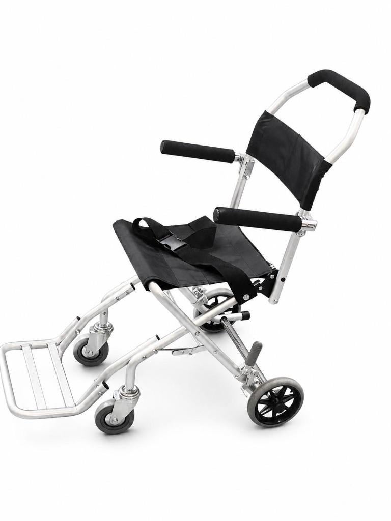 Inklapbare lichtgewicht rolstoel, Diversen, Rolstoelen, Ophalen, Inklapbaar, Zo goed als nieuw, Duwrolstoel