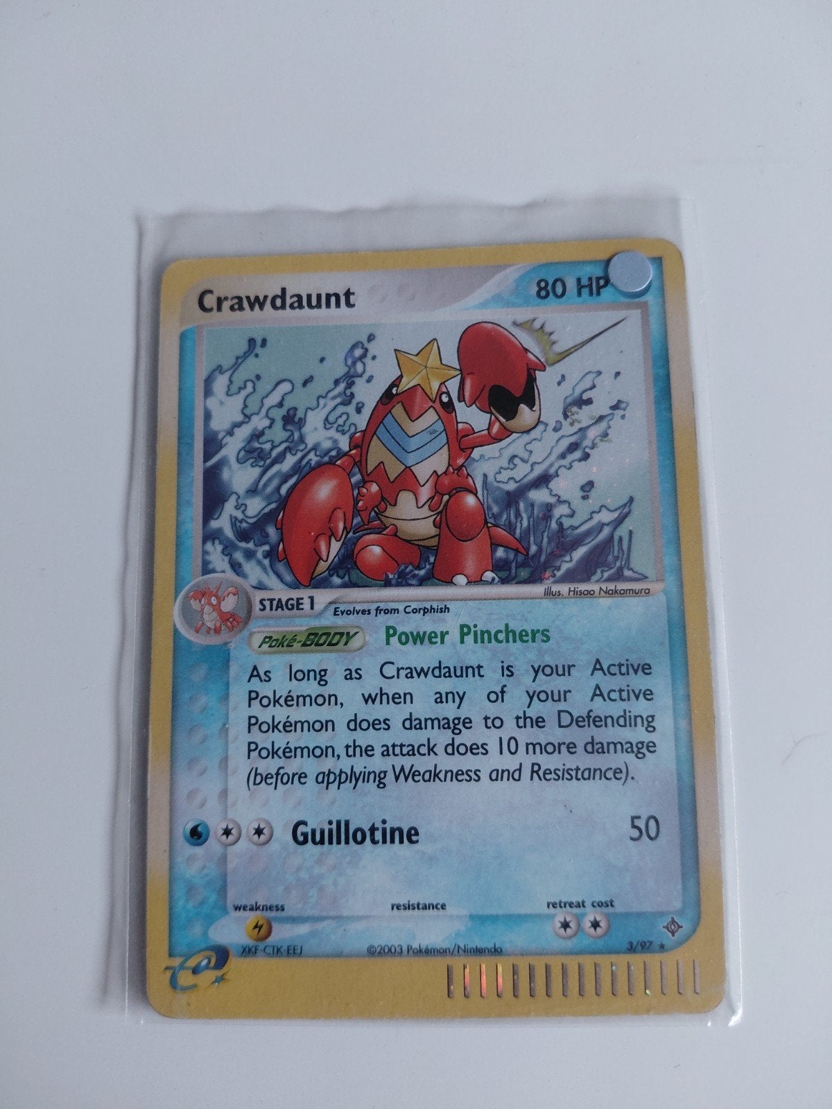 crawdaunt holo E-serie, Ophalen of Verzenden, Zo goed als nieuw