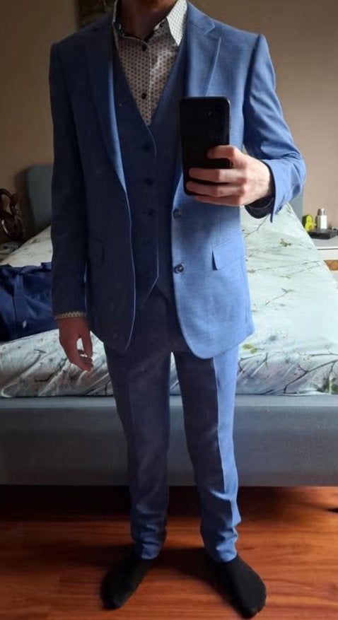 Compleet pak GENTS | maat 46, Kleding | Heren, Kostuums en Colberts, Blauw, GENTS, Ophalen of Verzenden, Zo goed als nieuw