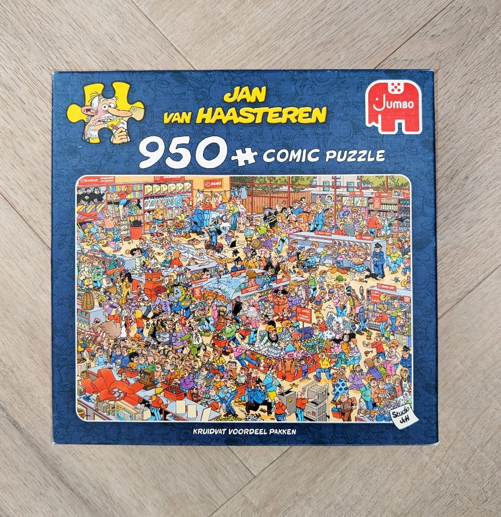Jan van Haasteren puzzel Kruidvat, Ophalen of Verzenden, 500 t/m 1500 stukjes, Zo goed als nieuw, Legpuzzel