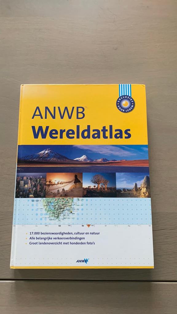 ANWB Wereldatlas - Uitgebreide editie met 17.000 bezienswaar, Boeken, Atlassen en Landkaarten, Overige atlassen, 2000 tot heden