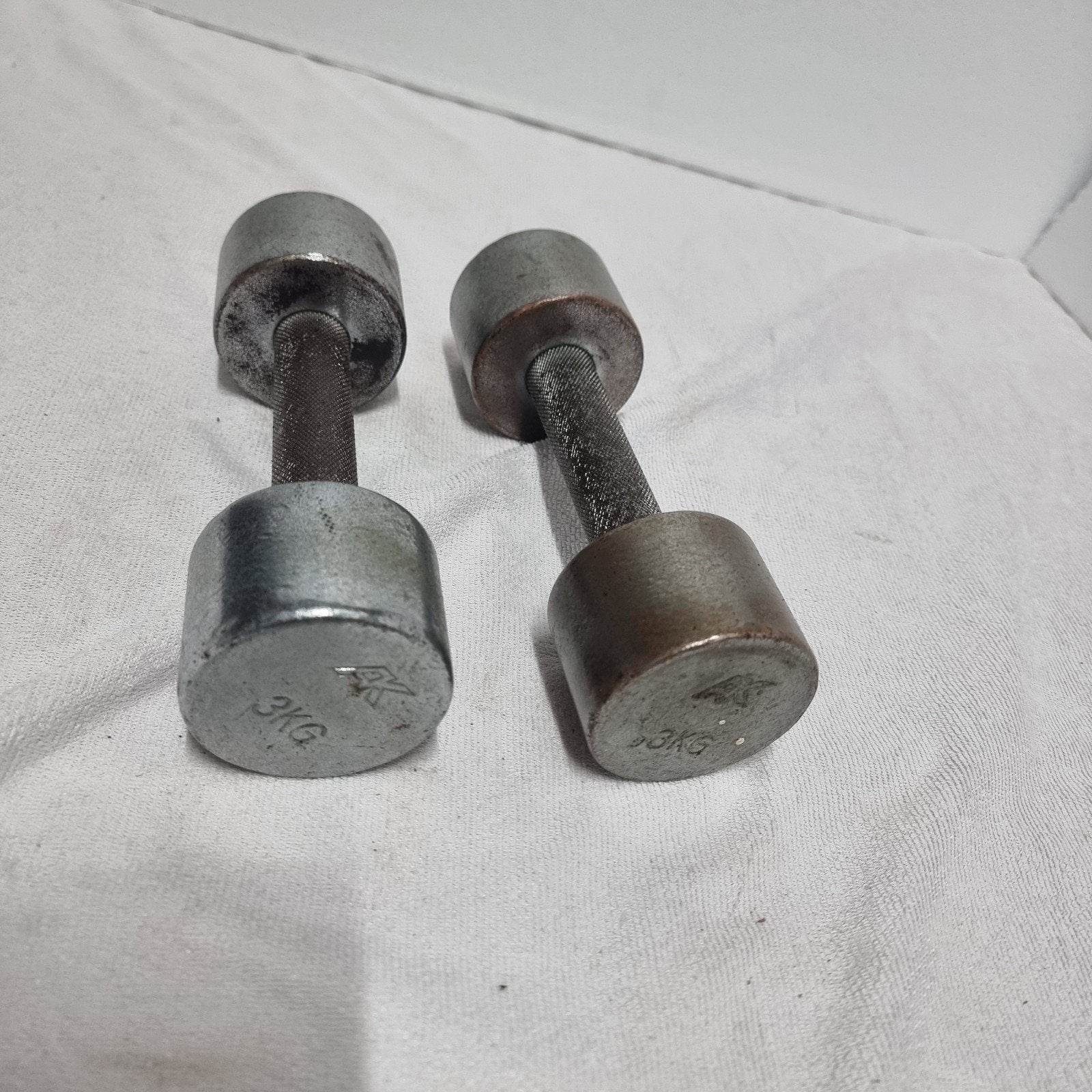 3 kg Chrome dumbbellset, Sieraden, Tassen en Uiterlijk, Manchetknopen, Ophalen, Overige materialen