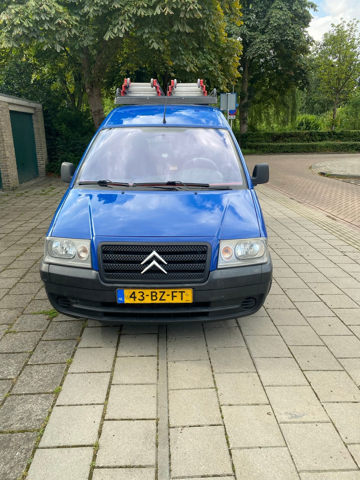 Citroën Jumpy 2.0 HDI 900 Lang 2006, Auto's, 4 cilinders, Blauw, Origineel Nederlands, Metallic lak