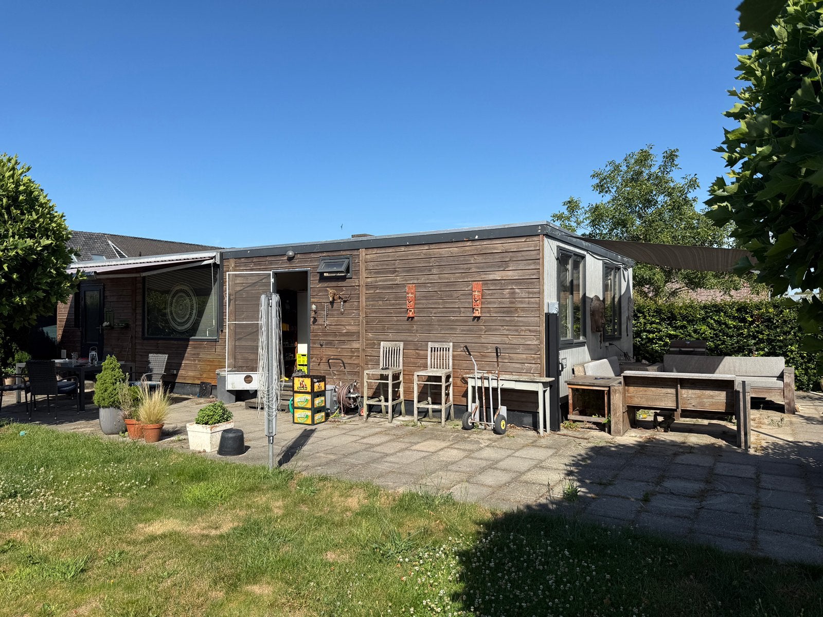 Ruime woonunit / mantelzorgwoning | 2 slaapkamers | 72m2, Doe-het-zelf en Verbouw, Bouwketen en Schaftketen, Ophalen, Gebruikt