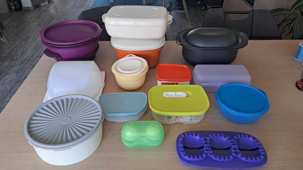 DIVERSE TUPPERWARE, Huis en Inrichting, Keuken | Tupperware, Ophalen of Verzenden, Blauw, Schaal