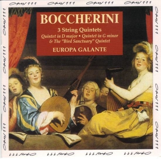 BOCCHERINI 3 string quintets CD BIONDI OPUS111 NIEUWSTAAT, Ophalen of Verzenden, Classicisme, Zo goed als nieuw, Kamermuziek