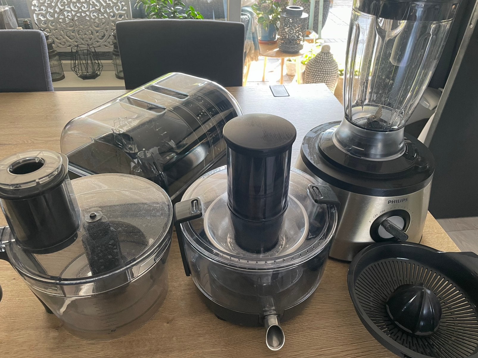 Philips keukenmachine HR7778, Ophalen, Gebruikt, 1 tot 2 liter, 3 snelheden of meer