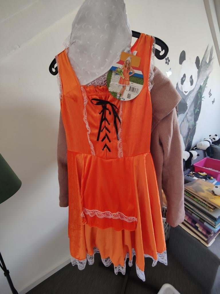Nieuw EK jurkje oranje maat M, Ophalen