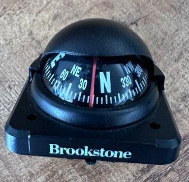 Brookstone dashboard kompas, Ophalen, Verstelbaar, Zo goed als nieuw, Bescherming