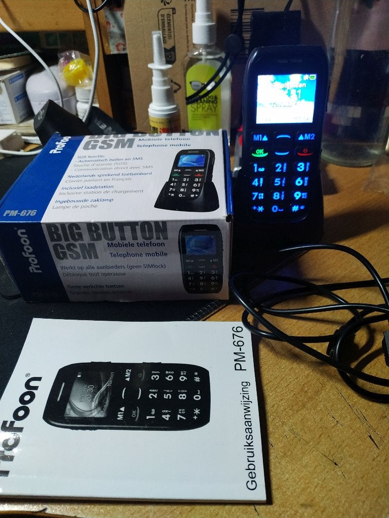 Profoon PM-676, Telecommunicatie, Vaste telefoons | Handsets en Draadloos, Zo goed als nieuw, 1 handset, Ophalen of Verzenden