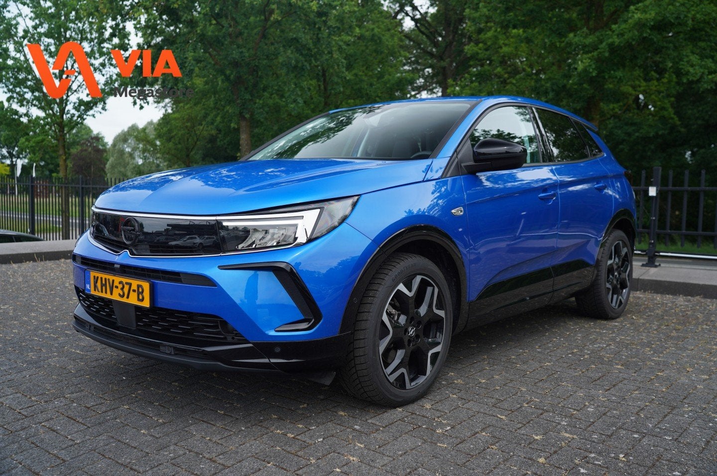 Opel Grandland (X) 1.6 PHEV | GS-Line | PDC | Climate | Adap, Auto's, Opel, Gebruikt, 4 cilinders, Met garantie (alle), Blauw