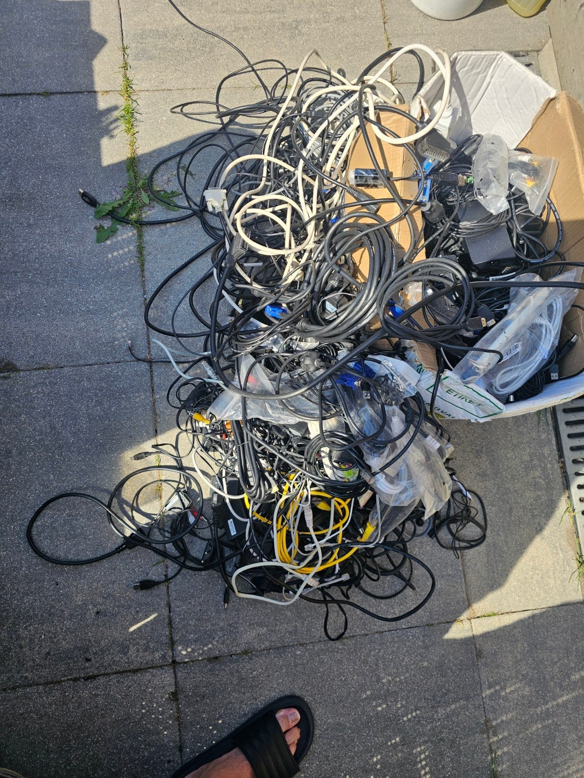 Grote partij diverse kabels en adapters, Computers en Software, Pc- en Netwerkkabels, Ophalen of Verzenden, Gebruikt