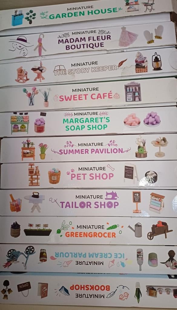 Miniatuur huisje bouwpakket - Diverse thema's, Ophalen of Verzenden, Nieuw