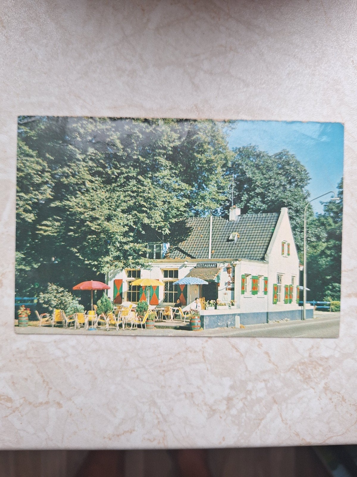 Oude ansichtkaart Café-Restaurant "Museum Vaal" Apeldoorn, Ophalen of Verzenden, 1960 tot 1980, Gelopen, Gelderland