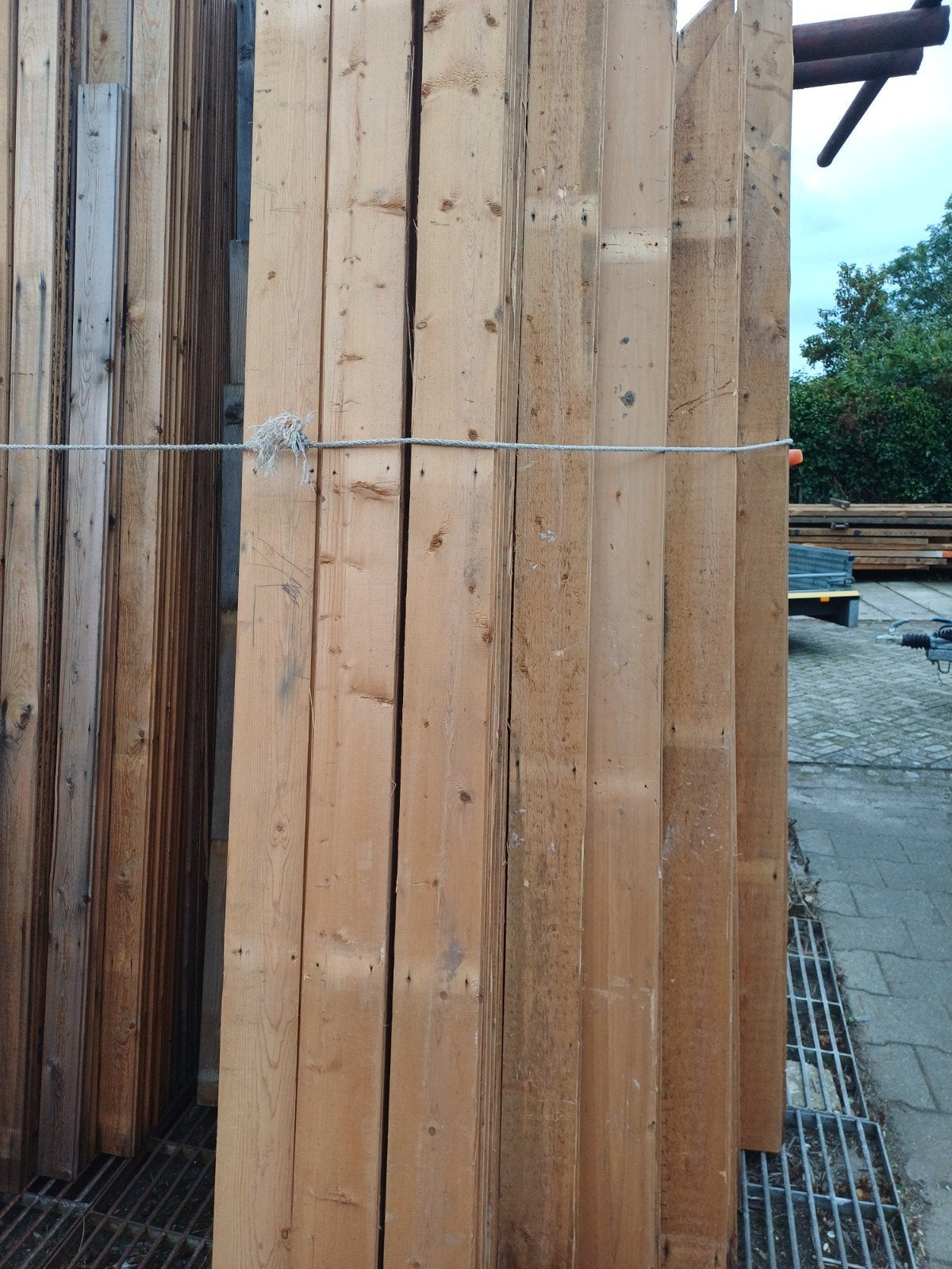 oud dakbeschot 14.5 cm breed, Ophalen, Vloerdelen of -planken, 10 m² of meer, 10 tot 30 cm
