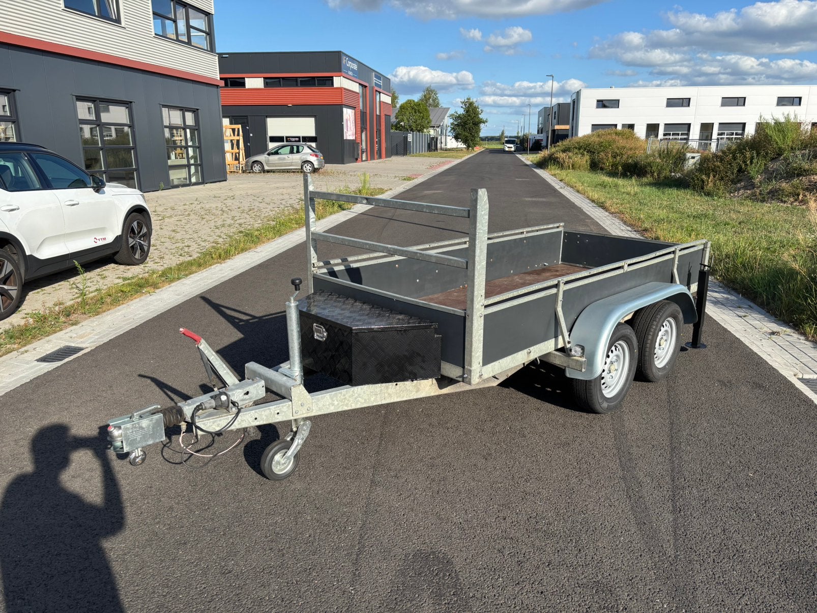 ATEC tandemasser 2000kg 3m | nieuwe banden & velgen, Auto diversen, Aanhangers en Bagagewagens, Ophalen, Gebruikt
