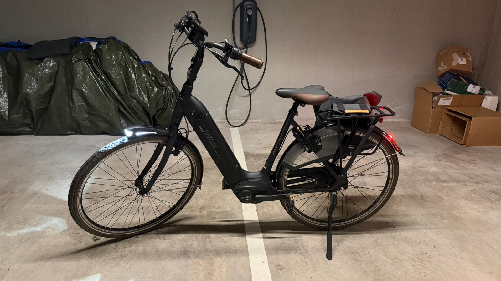 Gazelle Grenoble C8 HMB Connect Orange 3009 km!! Frame mt 53, Ophalen, Zo goed als nieuw, Gazelle