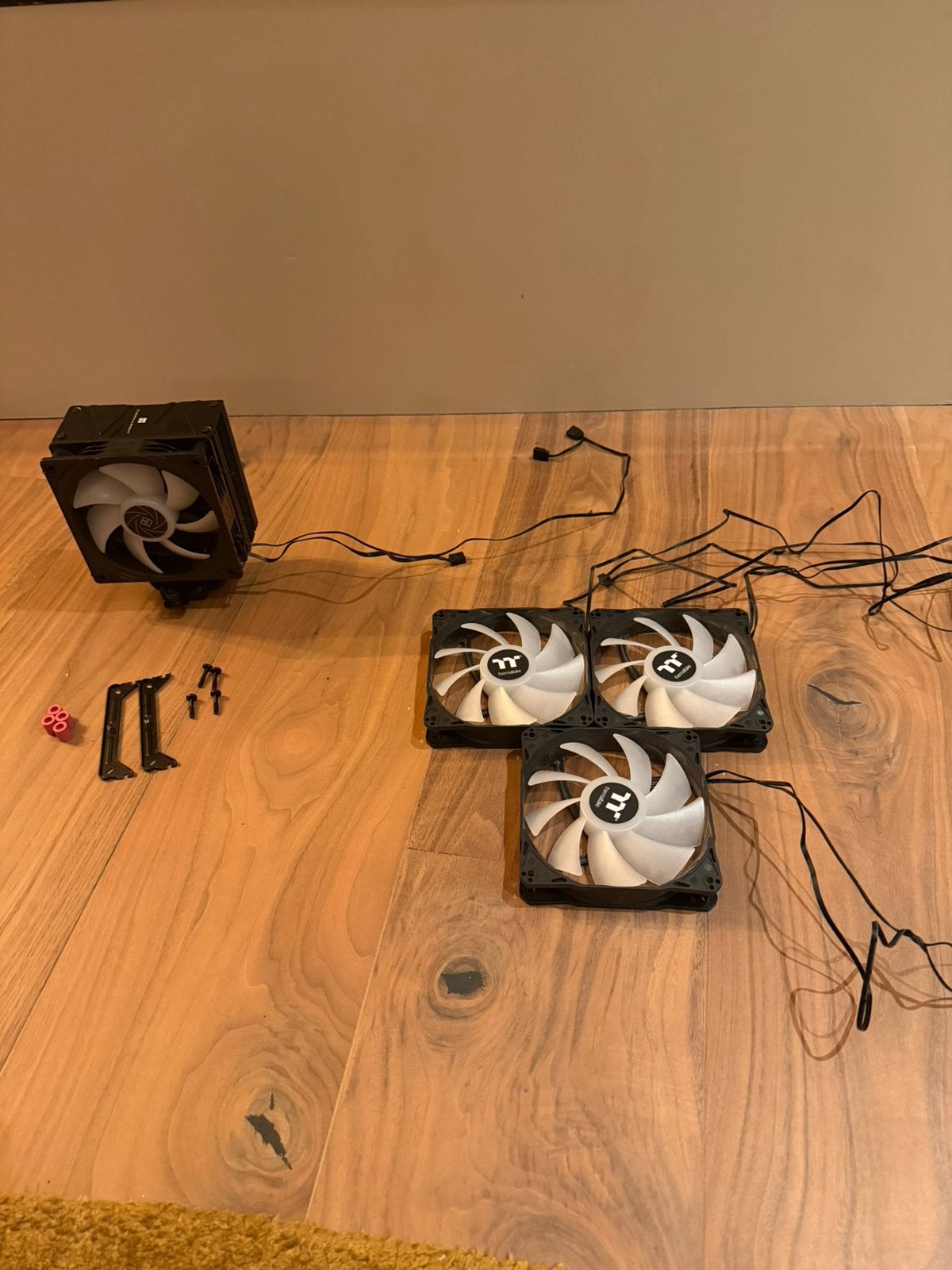 Thermalright CPU-koeler + 3x Thermaltake 120mm ARGB fans, Ophalen of Verzenden, Gebruikt, Gaming