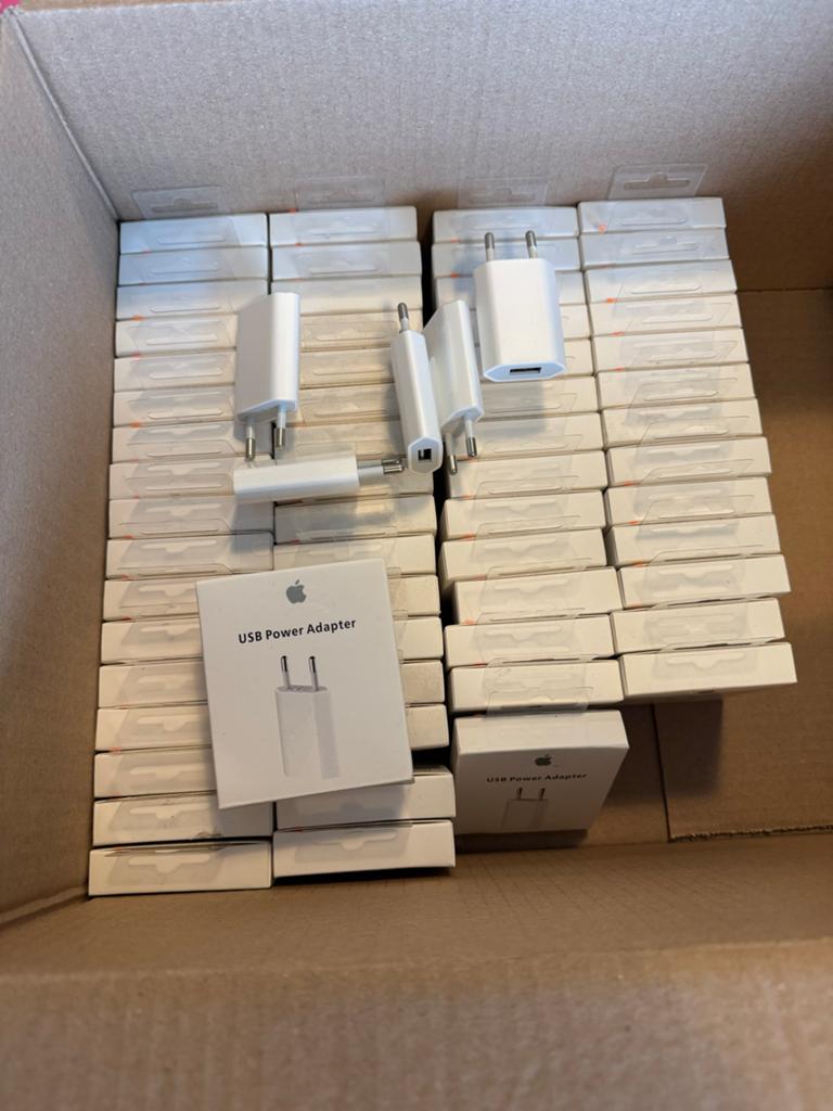 Partij Originele Apple 5W USB Power Adapter Oplader, Ophalen of Verzenden, Nieuw, Apple iPhone