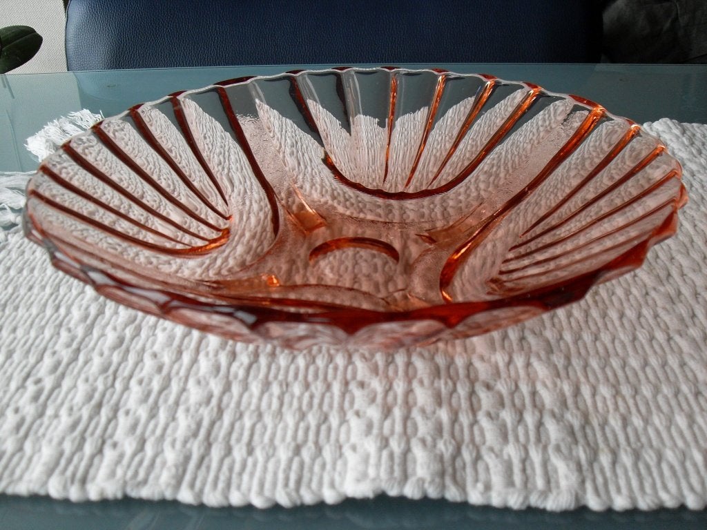 Rose persglas-Scaal, Ophalen of Verzenden