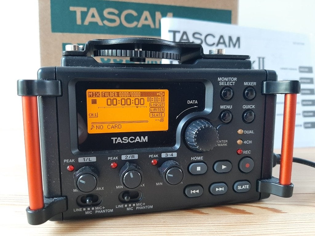 Tascam DR-60D MKII DSLR Audio Recorder – Zo goed als nieuw, Ophalen of Verzenden, Zo goed als nieuw, Audio
