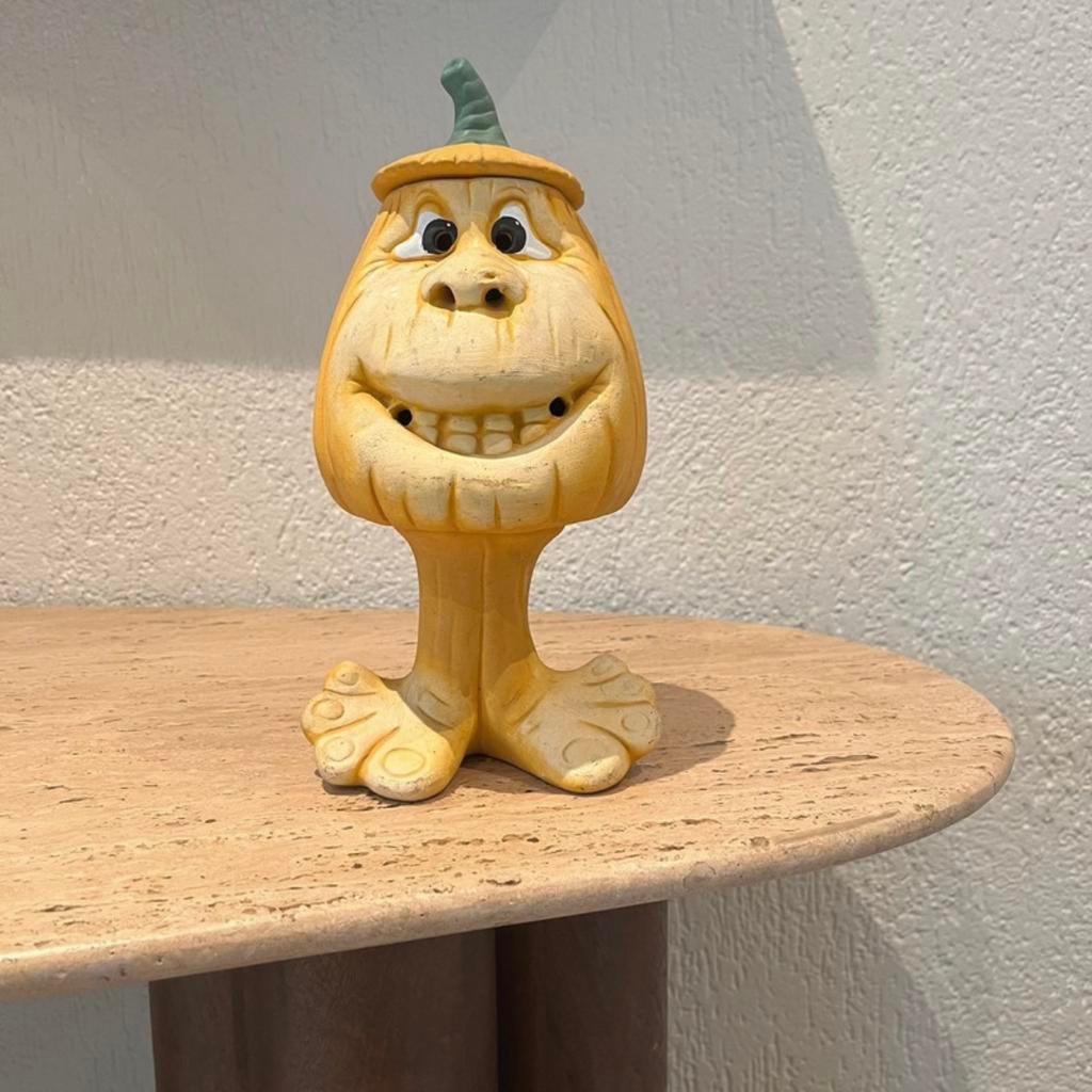Aardewerk vintage pompoen snoeppot, Ophalen of Verzenden