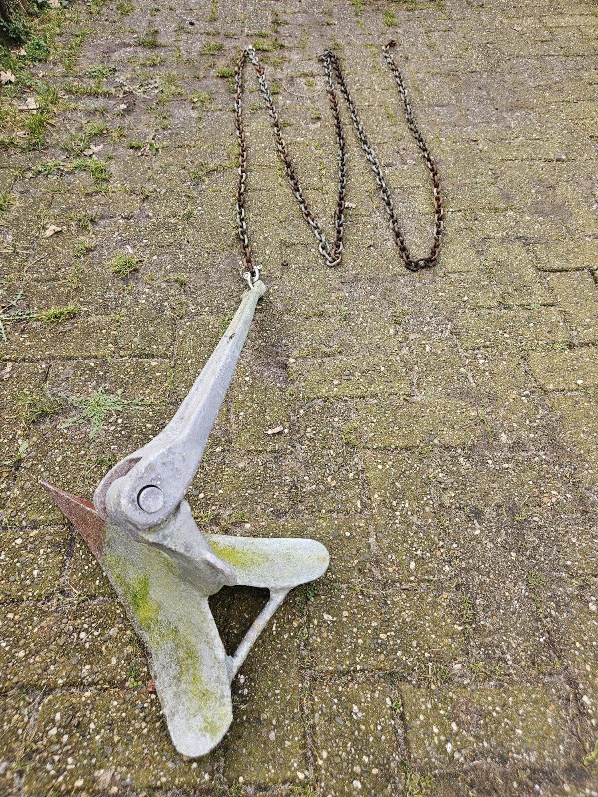 Anker met ketting 12.5 kg, Ophalen of Verzenden, Overige typen